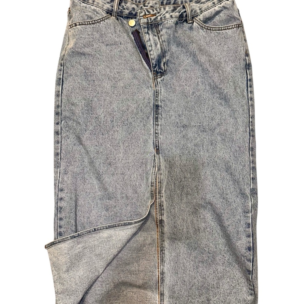 SHEIN Blue Denim Skirt